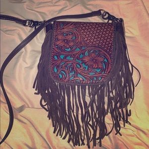 Fringe purse